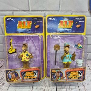 NECA ALF‎ Gordon Shumway Action Figure Lot Saxophone Mallet Fish Bucket 2pk NEW